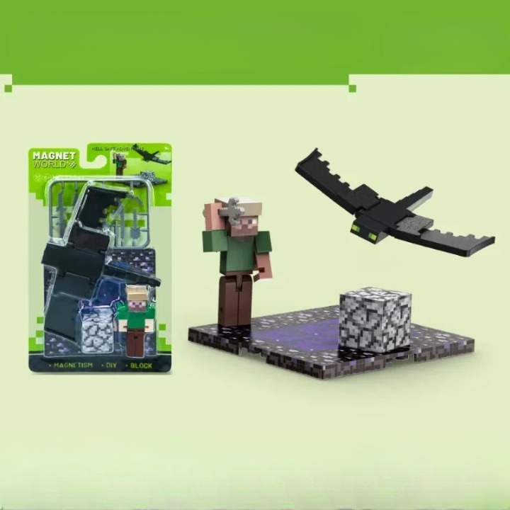 Figurine Minecraft Magnetique Dragon
